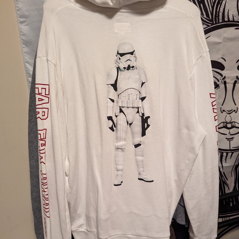 White Star Wars hoodie